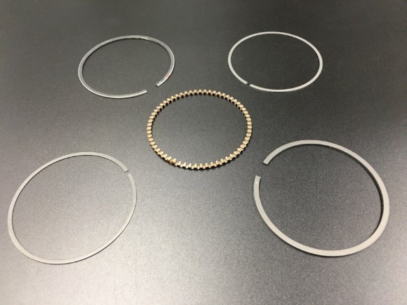 Кольца поршневые, комплект на один поршень Yamaha F9.9-20 (STD) (Yamaha)