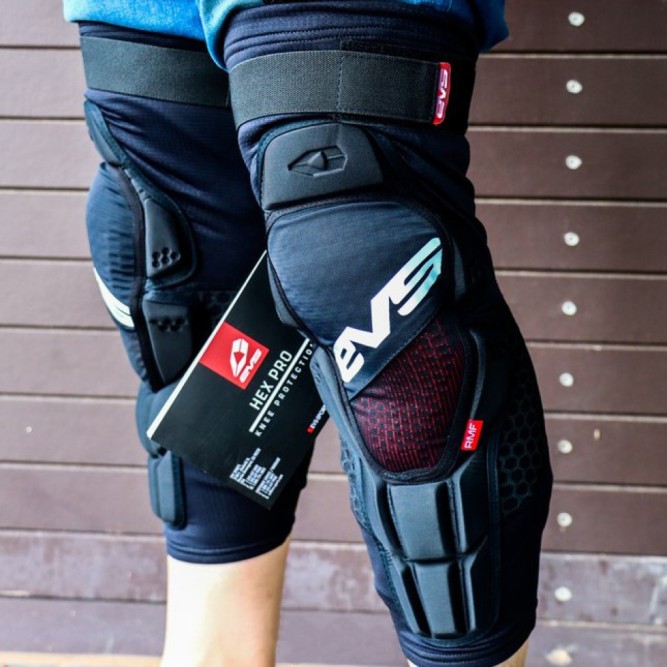 Защита колена и голени EVS HEX PRO Black, L/XL