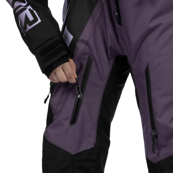 Комбинезон FXR CX без утеплителя Black/Muted Grape, 4