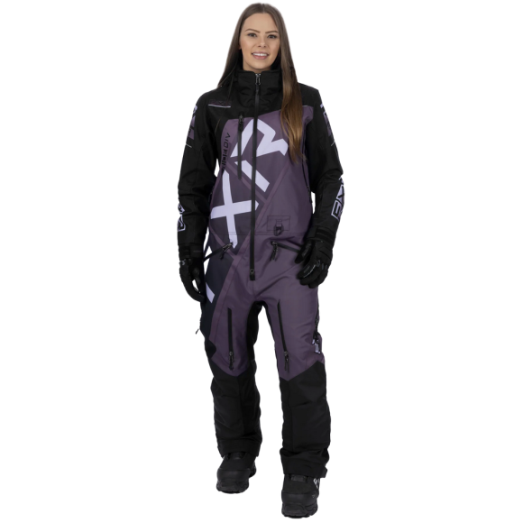Комбинезон FXR CX без утеплителя Black/Muted Grape, 4