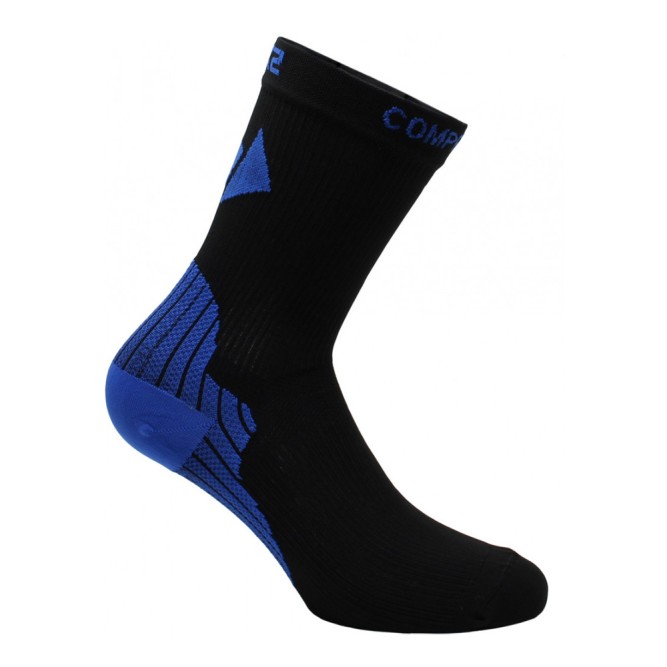 Носки компрессионные SIXS ACTIVE Black/Blue, 36/39