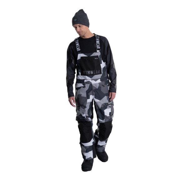Полукомбинезон Jethwear без утеплителя Grey Camo, L Полукомбинезон Jethwear без утеплителя Grey Camo, L