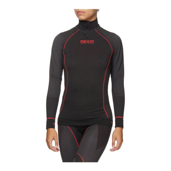 Термокофта SIXS TS13W CU Black/Red, M/L