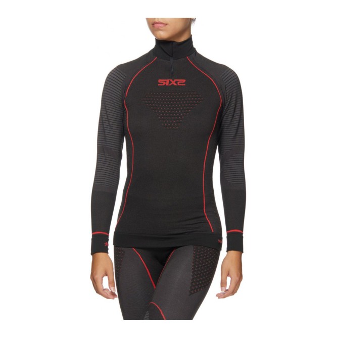 Термокофта SIXS TS13W CU Black/Red, M/L