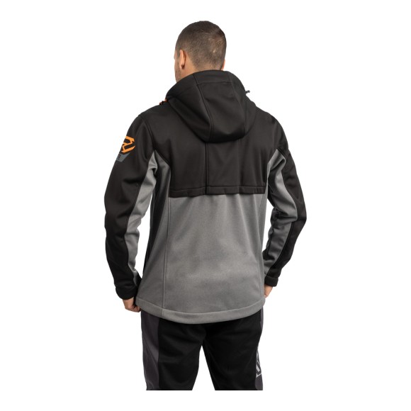Кофта FXR Helium Ride без утеплителя Grey Heather/Orange, L Кофта FXR Helium Ride без утеплителя Grey Heather/Orange, L