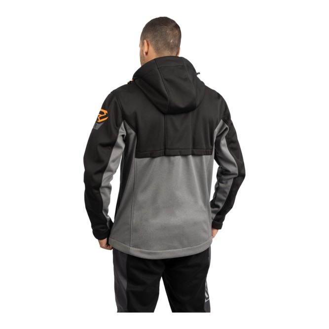 Кофта FXR Helium Ride без утеплителя Grey Heather/Orange, L
