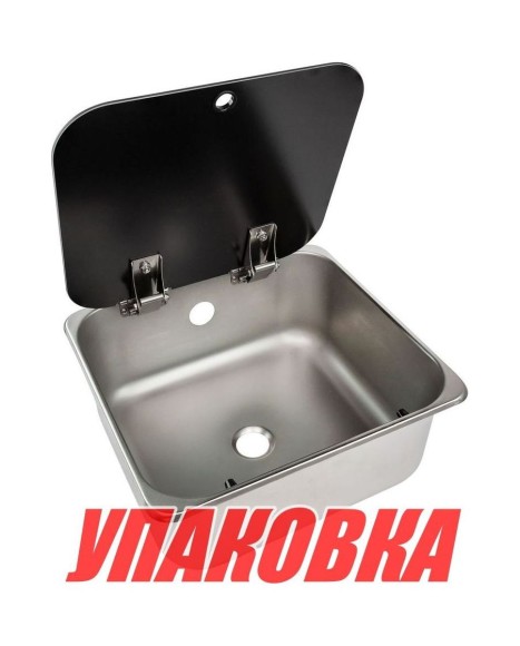 Мойка прямоугольная, стеклянная крышка, Marine Rocket (упаковка из 5 шт.) Мойка прямоугольная, стеклянная крышка, Marine Rocket (упаковка из 5 шт.)