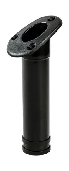 Держатель спиннинга врезной 215х40 мм, черный пластик