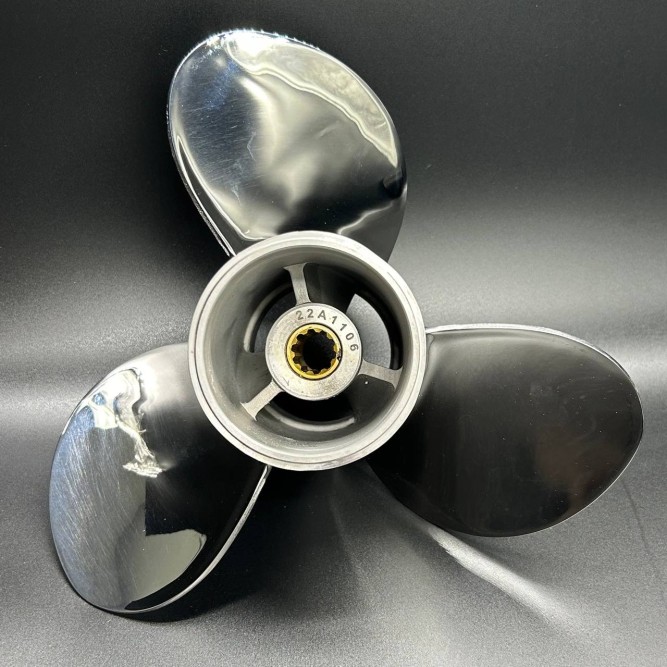 Гребной винт Yamaha 20-30, F20-25 (3x10-1/8x13) (СТАЛЬ) (POLASTORM)