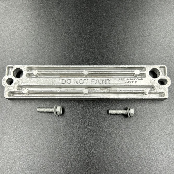 Анод струбцины Suzuki DF60-300, DT115-140 (алюминиевый) (Omax)