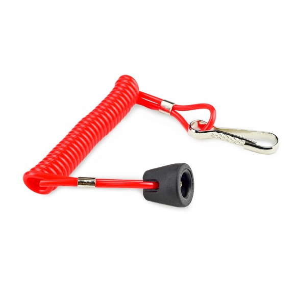 Кнопка аварийной остановки двигателя в сборе с чекой Sledex для Arctic Cat Кнопка аварийной остановки двигателя в сборе с чекой Sledex для Arctic Cat