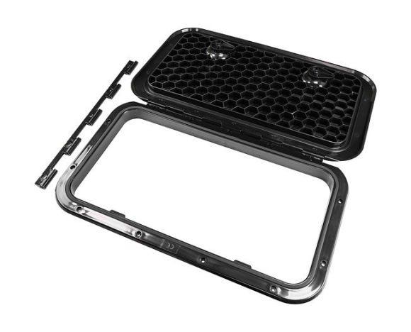 Люк смотровой 357 х 606 мм, черный Люк смотровой 357 х 606 мм, черный