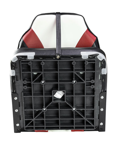 Кресло мягкое складное Rainbow, обивка винил, цвет черный/красный/белый, Marine Rocket