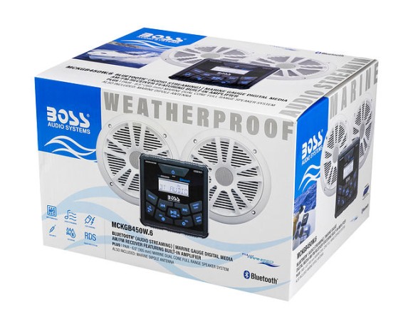Морская магнитола BOSS MCKGB450W.6 (комплект2)