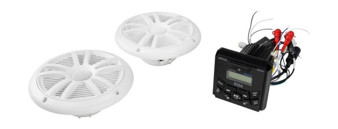 Морская магнитола BOSS MCKGB450W.6 (комплект2)