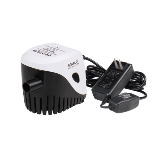 Помпа водооткачивающая автоматическая SeaFlo трюмная, 24V 600 галлон/час, патрубок 19 мм