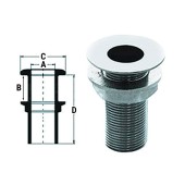 Стакан дренажный 1/2" с гайкой, нерж.сталь Стакан дренажный 1/2" с гайкой, нерж.сталь
