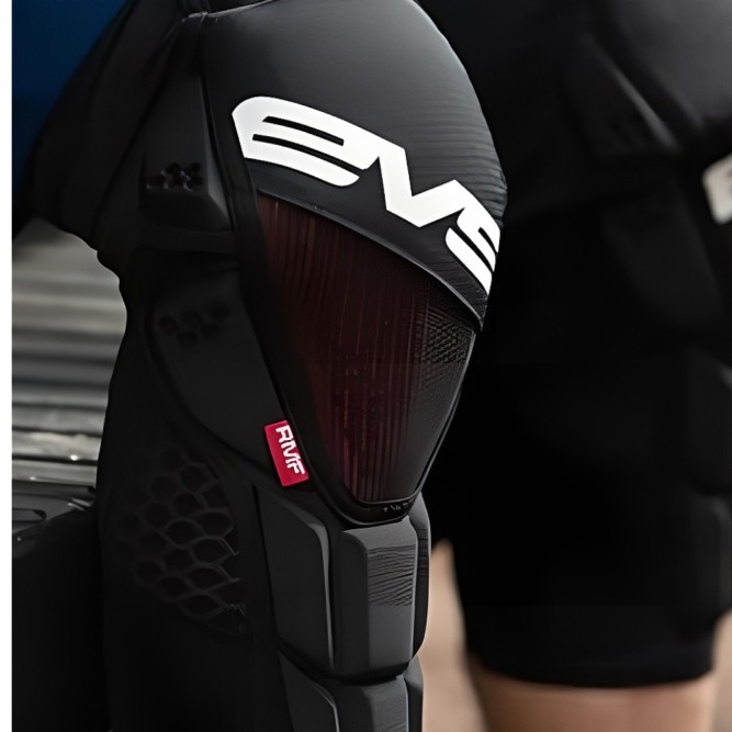 Защита колена и голени EVS HEX PRO Black, S/M