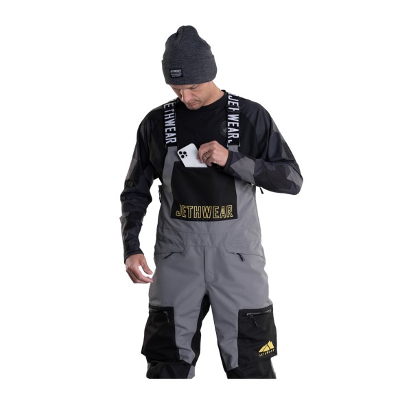 Полукомбинезон Jethwear без утеплителя Grey, L Полукомбинезон Jethwear без утеплителя Grey, L