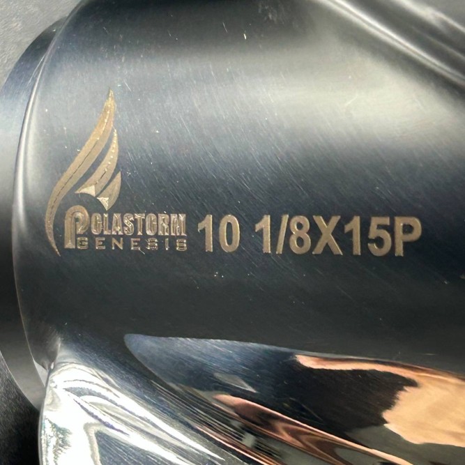 Гребной винт Yamaha 20-30, F20-25 (3X10 1/8X15) (СТАЛЬ) (POLASTORM)