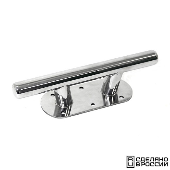 Утка швартовая с площадкой 240 мм, нержавеющая сталь