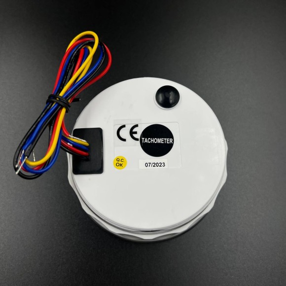 Тахометр 0-7000 об/мин д.85мм (черный, хромированный ободок) (DEPO) Тахометр 0-7000 об/мин д.85мм (черный, хромированный ободок) (DEPO)