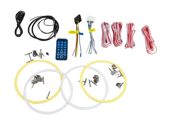 Морская магнитола 1DIN BOSS MCK508WB.6 (комплект4+MRC5)