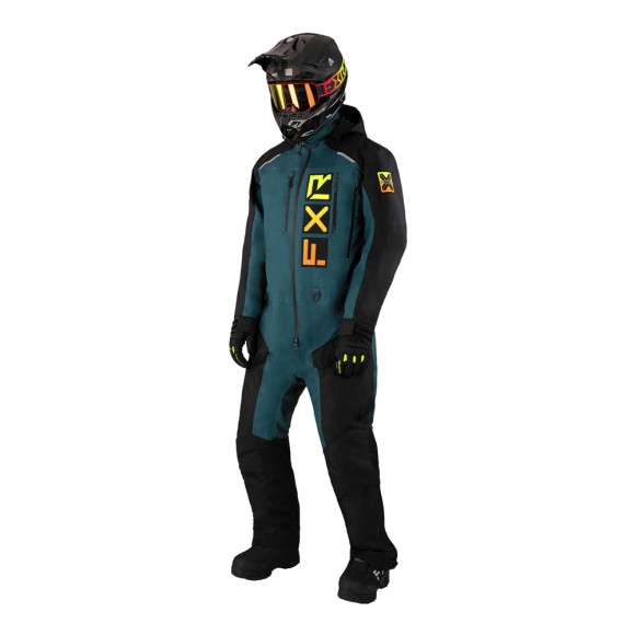 Комбинезон FXR Recruit без утеплителя Blk/Drk Steel/Inferno, 2XL