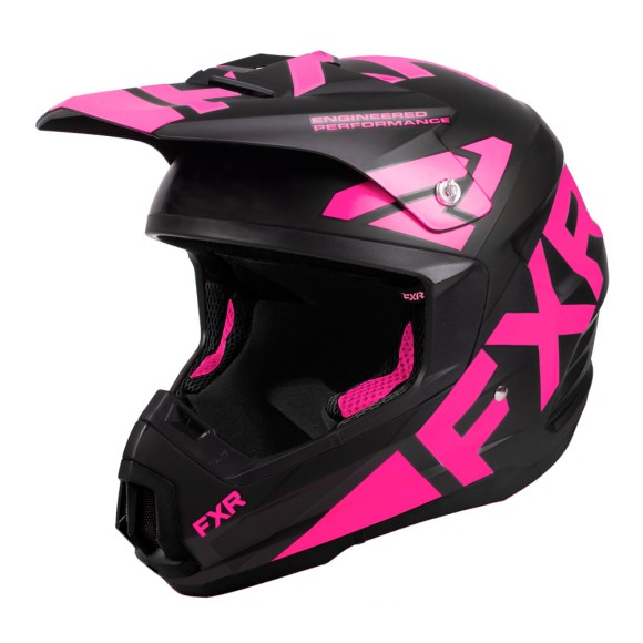 Шлем FXR Torque Team Black/Pink, XS