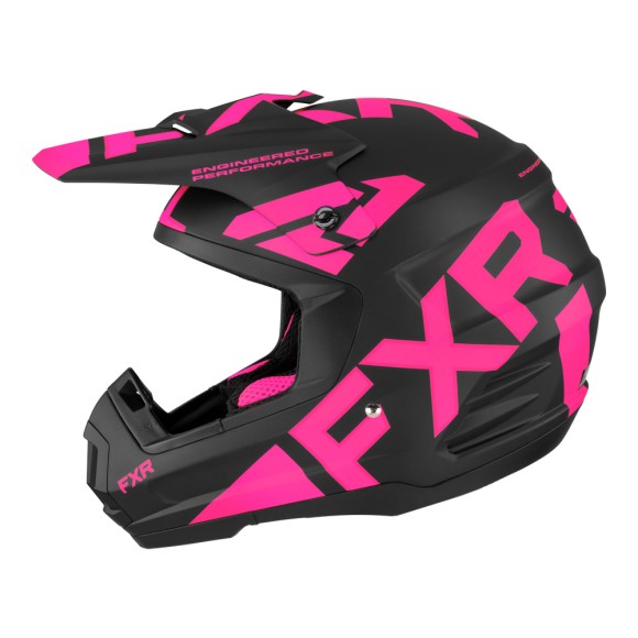 Шлем FXR Torque Team Black/Pink, XS