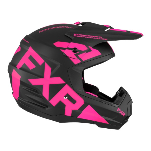 Шлем FXR Torque Team Black/Pink, XS