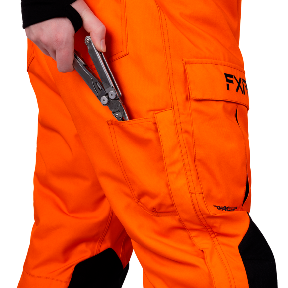 Полукомбинезон FXR Excursion с утеплителем Orange/Black, M