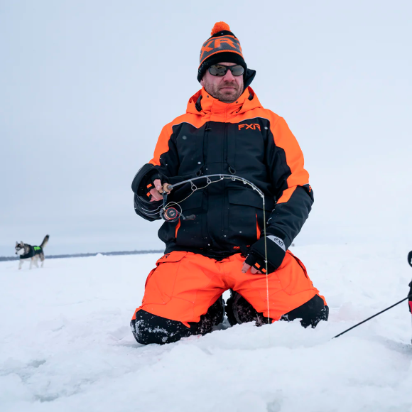 Полукомбинезон FXR Excursion с утеплителем Orange/Black, M