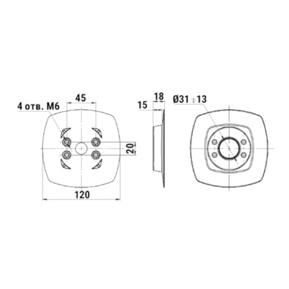 Крепление на баллон надувной лодки