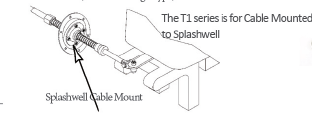 Опора концевая Nautflex рулевого троса, алюминий (аналог S.40)