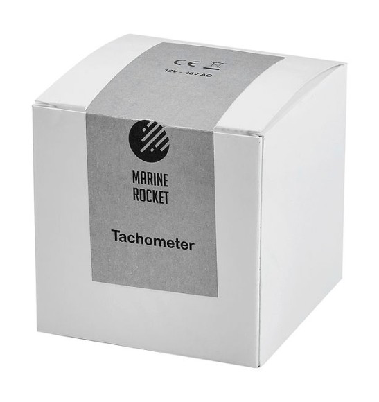 Тахометр универсальный со счетчиком моточасов, подсветкой и внешним питанием, провод 4,5 м Тахометр универсальный со счетчиком моточасов, подсветкой и внешним питанием, провод 4,5 м