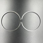 Кольца поршневые, комплект на один поршень Yamaha 25-30 (STD) (Omax)