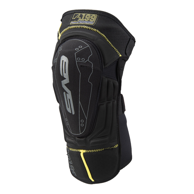 Детская защита колена и голени EVS TP199 Black/Hi-Viz Yellow, Youth