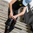 Детская защита колена и голени EVS TP199 Black/Hi-Viz Yellow, Youth