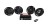 Морская акустика 1DIN PYLE PLCDBT95MRB, комплект