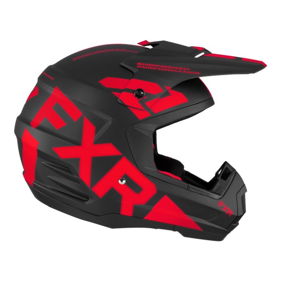 Шлем FXR Torque Team Black/Red, 2XL