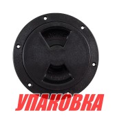 Лючок палубный 4", черный (упаковка из 120 шт.)