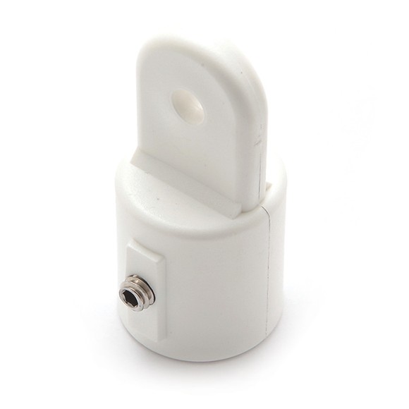 Наконечник рамы тента 7/8", пластмасса белая Наконечник рамы тента 7/8", пластмасса белая