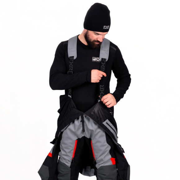 Комбинезон FXR Helium без утеплителя Titanium/Red, L Комбинезон FXR Helium без утеплителя Titanium/Red, L