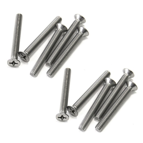 Винт потайной головкой DIN 965 M6x50 A2 10шт