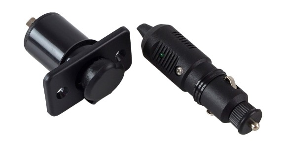 Прикуриватель c LED индикатором с розеткой