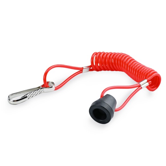 Кнопка аварийной остановки двигателя в сборе с чекой Sledex для Polaris