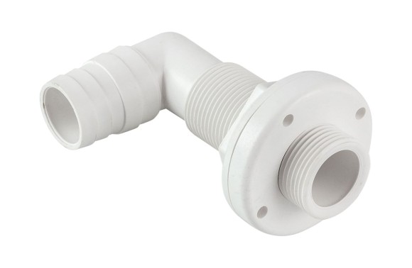 Разъем водосброса угловой под шланг 26/29 мм