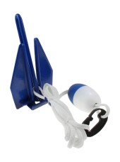 Якорь Дэнфорта 1 кг в пластиковой оболочке с веревкой 4,5 м и поплавком Якорь Дэнфорта 1 кг в пластиковой оболочке с веревкой 4,5 м и поплавком