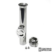 Держатель спиннинга 250х37 поворотный нержавеющая сталь